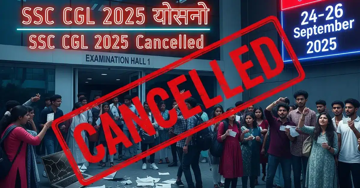 SSC CGL 2025 Cancelled: क्या हुआ, क्यों हुआ? चौंकाने वाली अपडेट्स!