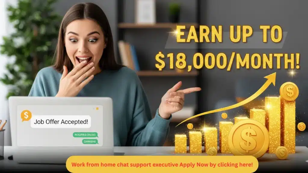 Work from home chat support executive